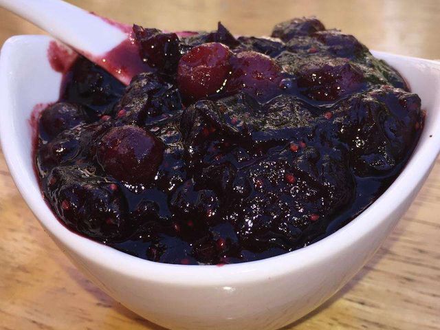 Клюквенный соус с малиновым уксусом