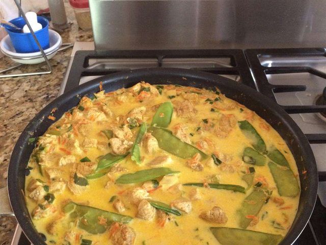 Тайская кокосовая курица