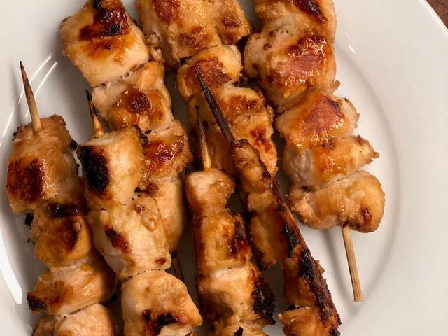 Куриный шашлык с тахини
