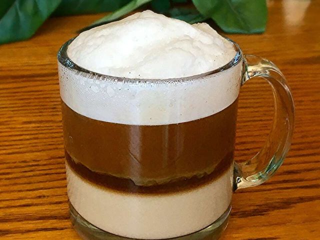 Домашний карамельный латте