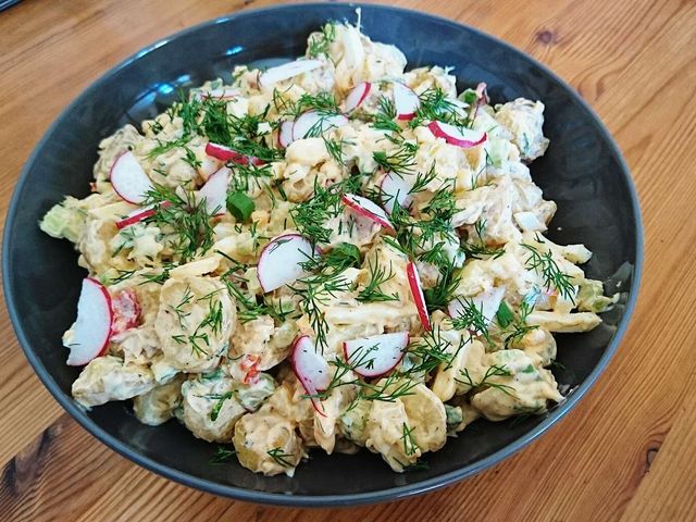 Картофельный салат по-ресторанному