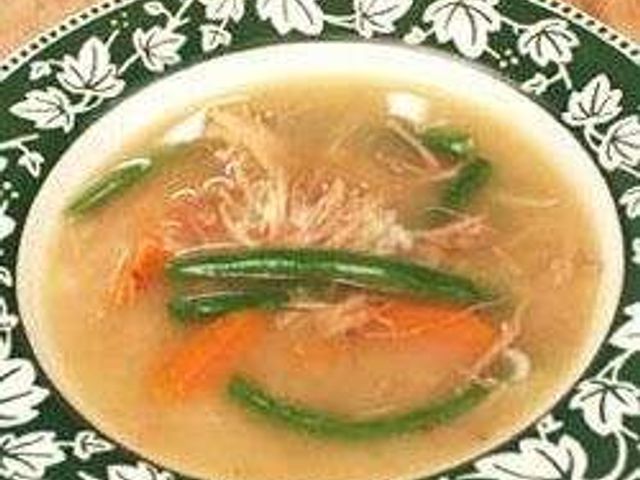 Суп из тушки индейки