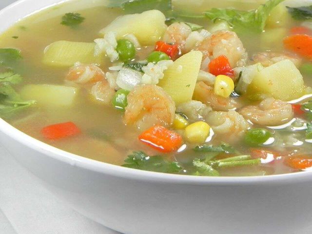Перуанский куриный суп (Aguadto de Pollo)