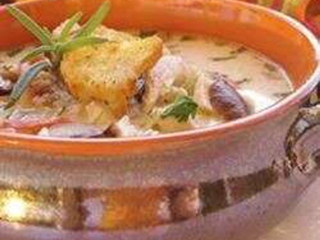 Суп с диким рисом и курицей