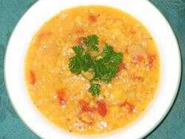 Абрикосовый чечевичный суп