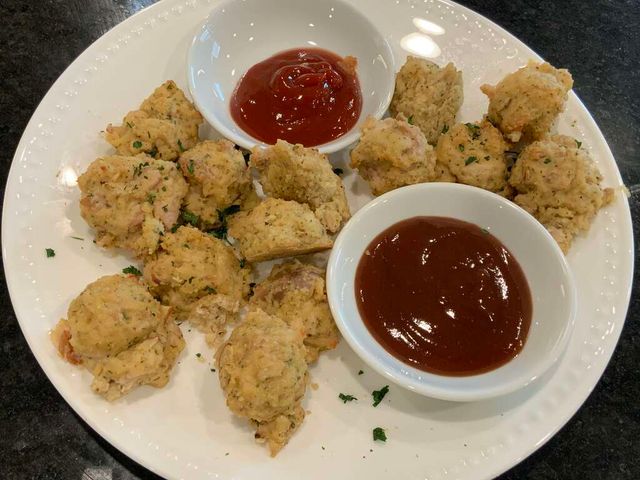 Ореховые слойки с курицей